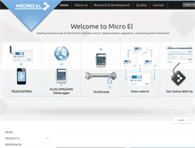 Tablet Screenshot of microel.hr